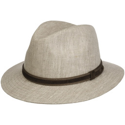 Kapelusz Lniany Terence Traveller by Lierys, beżowy, cm