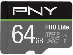 PNY PRO Elite microSDXC 64GB + Adapter SD