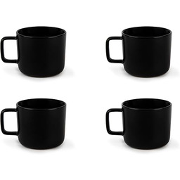 Excelsa Nordic zestaw 4 filiżanek Czarna herbata, ceramika