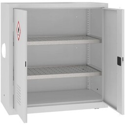 Szafka metalowa z półkami z ociekaczem MSW 110
