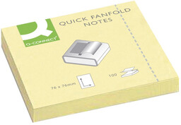 Notes samoprzylepny z-notes 76x76mm 100 kartek żółty Q-CONNECT