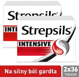 Strepsils Intensive, 36 tabletki