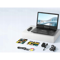 Przenośny odtwarzacz DVD Bateria 4000MAH, Podwójne Głośniki 14"