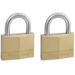 Zestaw kłódek z jednym kluczem 2 sztuki Masterlock