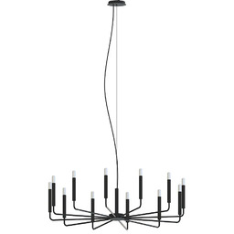 Lampa wisząca ORTO XII B czarna 11464 -