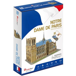 CUBIC FUN Puzzle 3D Katedra Notre Dame C042H