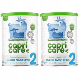 Capricare 2 mleko następne kozie Zestaw 2x 400