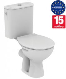 KOMPAKT WC 76,5x37 cm, 2,5/4,5 l+ DESKA ,POZIOMY