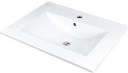 DEANTE Umywalka ceramiczna TUBO wpuszczana w blat