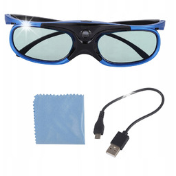 Okulary 3D Typu Active Shutter Do Projektora Dlp