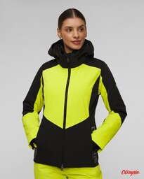 Descente Kurtka narciarska puchowa Shoulder Shirring - Czarny/Żółty