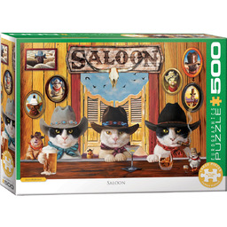 Eurographics, Puzzle 500 Saloon By Lucia Heffernan 6500-6052