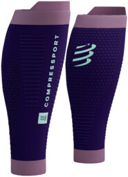 COMPRESSPORT Opaski kompresyjne na łydki R2V3 purple/grape