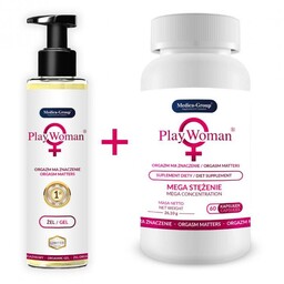 Mega Zestaw dla Kobiet PlayWoman 60 kaps. +