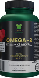 Lanco Nutritions Omega-3, 60 kapsułek