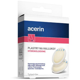 Acerin Hydrokoloidowe plastry na halluksy, 5 szt.