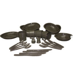 Zestaw naczyń turystycznych Mil-Tec 26 szt., Olive (14687000)