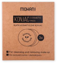 Mohani Wielorazowe roślinne płatki kosmetyczne Konjac - 3