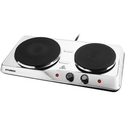 KUCHENKA ELEKTRYCZNA DWUPALNIKOWA PŁYTA 2500W INOX