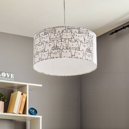 Maco Design Lampa wisząca Cat z nadrukowanym motywem