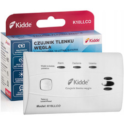 Czujnik Czadu Tlenku Węgla Kidde K10LLCO 10 Lat