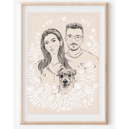 Pakamera PORTRET RODZINNY - plakat personalizowany