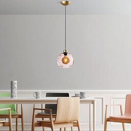 Opviq Elegancka różowa żyrandol, regulowana wysokość 40-120 cm,