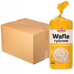 Eurowafel Wafle ryżowe ze słonecznikiem 100 g x