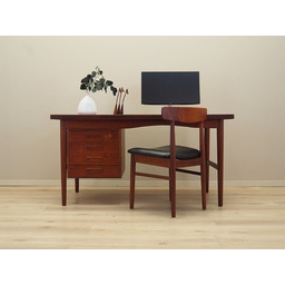 Pakamera Biurko tekowe, duński design, lata 70, produkcja: