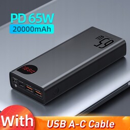 Baseus 65W Power Bank 20000mah External Batte