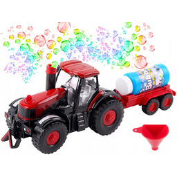 TRAKTOR z PRZYCZEPĄ Puszczający BAŃKI MYDLANE