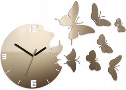 Zegar ścienny nowoczesny cichy do salonu lub sypialni