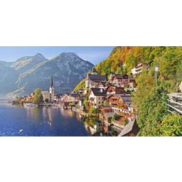 Puzzle 4000 Układanka Krajobraz Widok Góry Alpy Jezioro