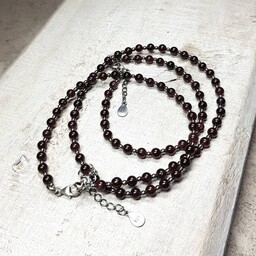 Pakamera Korale i bransoletka granat komplet