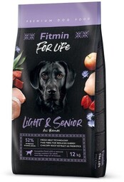 FITMIN Dog for Life Light&Senior - sucha karma