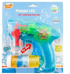 Pistolet Led do robienia baniek mydlanych - Smily