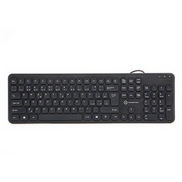 Powerton LIFE SLIM Klávesnice drátová (USB) CZ/SK, černá