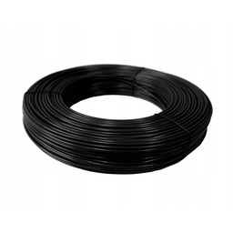 Drut naciągowy 2,4mm/3,5mm do siatki ogrodzeniowej Czarny rolka