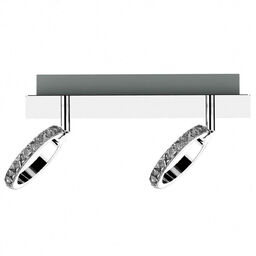 Spot LAMPA sufitowa CARRARA LP-1864/2W Light Prestige metalowa
