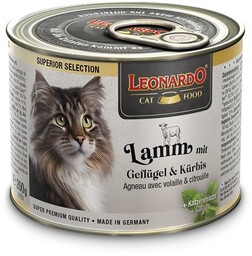 LEONARDO Superior Selection mokra karma dla kota Jagnięcina