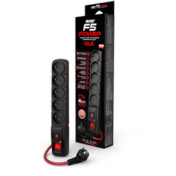 Acar F5 Power Listwa Zasilająca Przedłużacz 5 gniazd