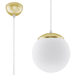 Sollux Loftowa LAMPA wisząca SL.0715 szklana OPRAWA kula