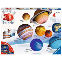 Puzzle 3D Ravensburger Solar System 8 Planets 522