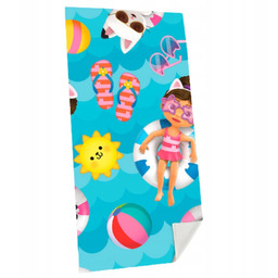 Ręcznik Bawełniany Koci Domek Gabi Plażowy Basen 70x140