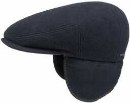 Kaszkiet Kent Wool z Nausznikami by Stetson, niebieski,