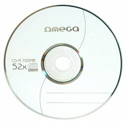 Płyta CD-R 700MB 52x OMEGA Freestyle koperta