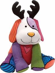 Enesco 4027887 Renifer/Gigantyczny muzyczny i świecący pies poliester