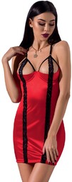 Koszulka damska nocna - FEMMINA CHEMISE red