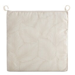 Eurofirany Poduszka siedzisko 42x42x4 Garden 11b beżowa biała