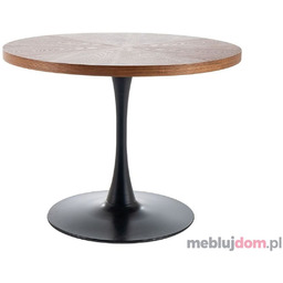 Stół AMADEO Signal ø80, Orzech + czarny